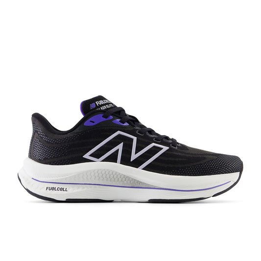 Women's New Balance FuelCell Walker Elite, Black/Electric Indigo/Grey Violet, 9 B Medium
