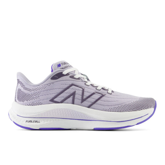 Women's New Balance FuelCell Walker Elite, Grey Violet/Electric Indigo Shadow, 10 B Medium