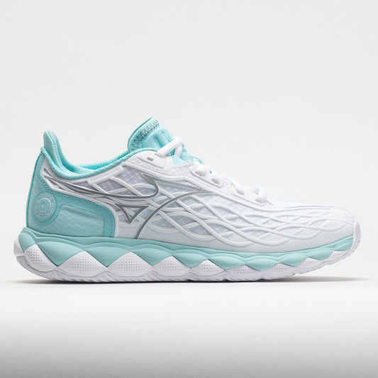 Mizuno Wave Enforce Tour AC Women's  White/Tanager Turquoise