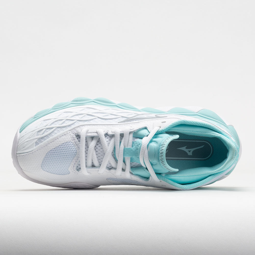 Mizuno Wave Enforce Tour AC Women's  White/Tanager Turquoise